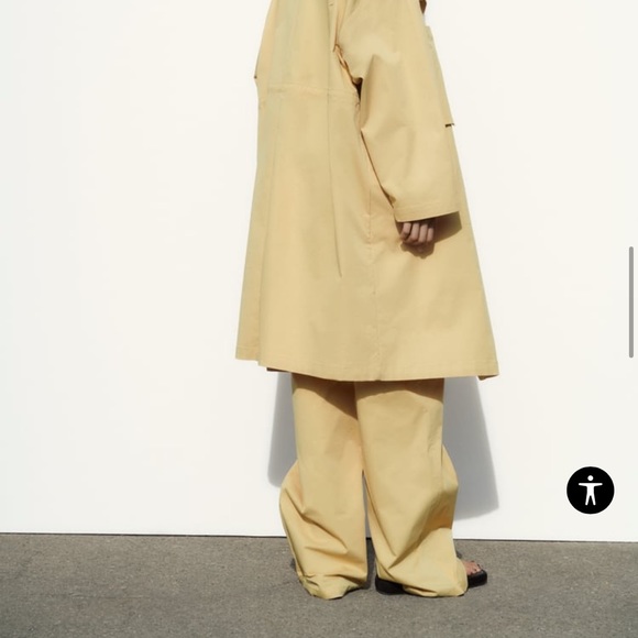 Zara Pocket Parka and Gabardine Pants Set Sz. S $178 retail - Picture 5 of 17
